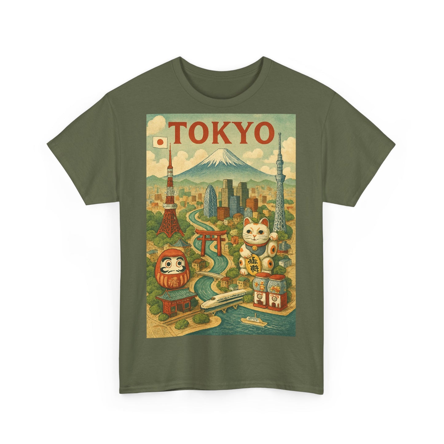 Adult Unisex Surreal Vintage Tokyo Tee
