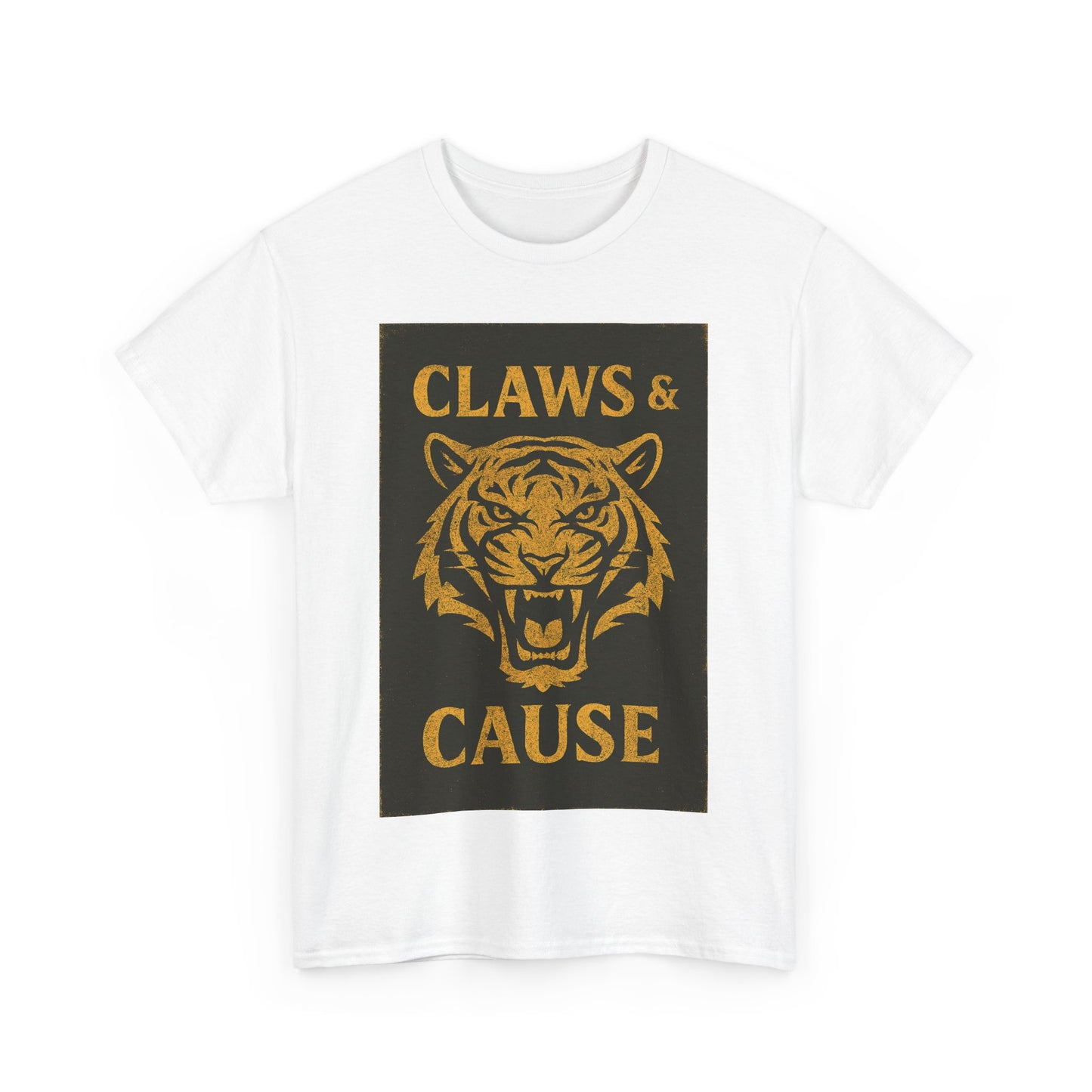 Adult Unisex 'Tiger Claws & Cause' Tee