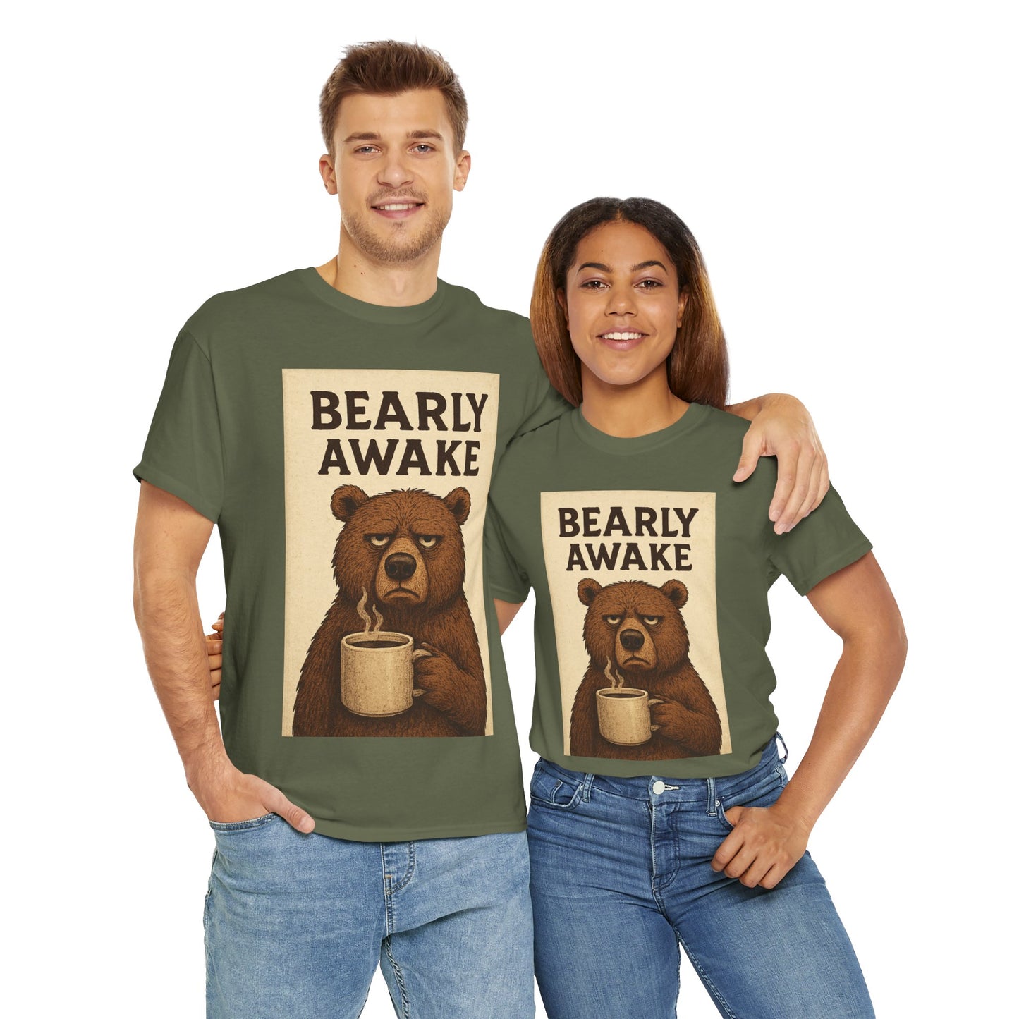 Adults Unisex Bearly Awake Tee