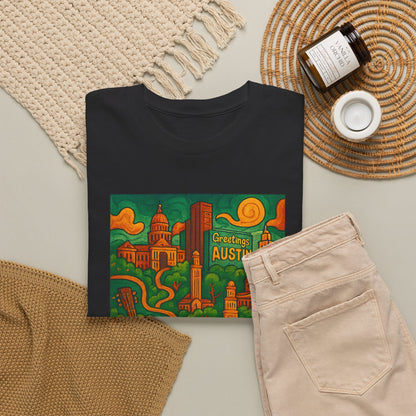 Adult Unisex Austin Surreal Graphic Tee (North America Customers)