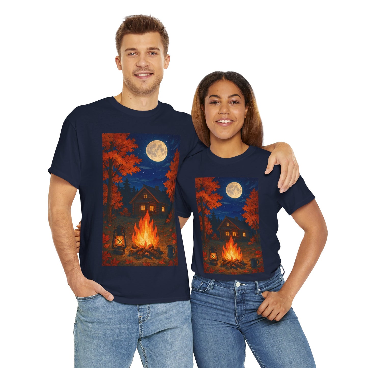 Autumn Campfire Vibes Unisex Tee