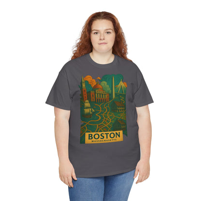 Adult Unisex Boston Surreal Tee