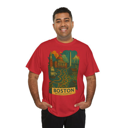 Adult Unisex Boston Surreal Tee