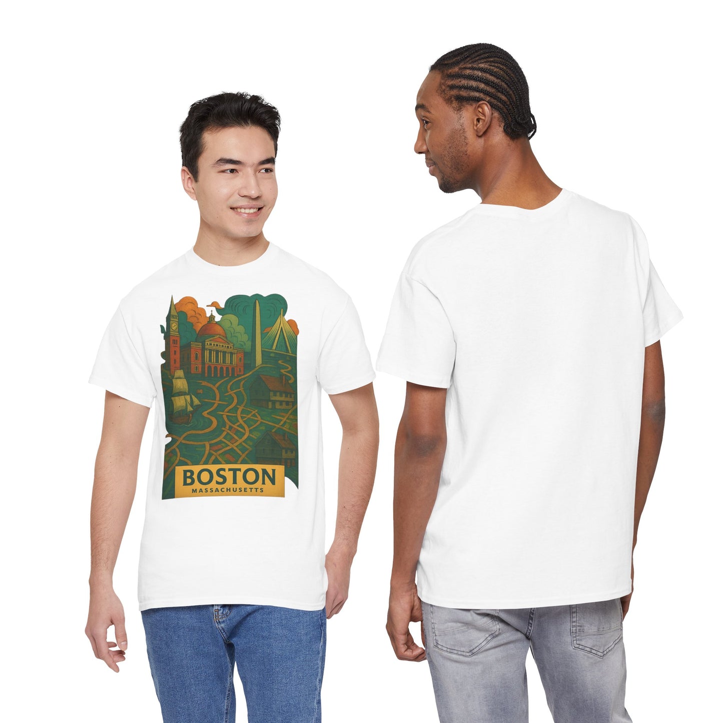 Adult Unisex Boston Surreal Tee
