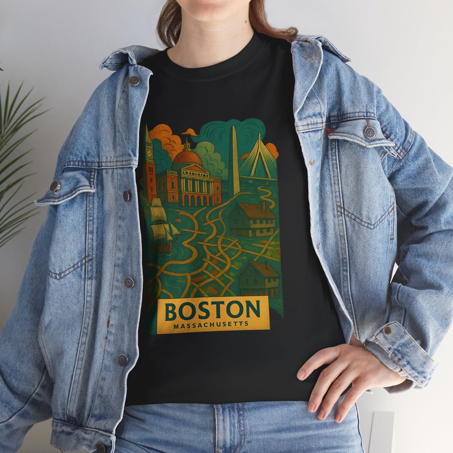 Adult Unisex Boston Surreal Tee (North America Customers)