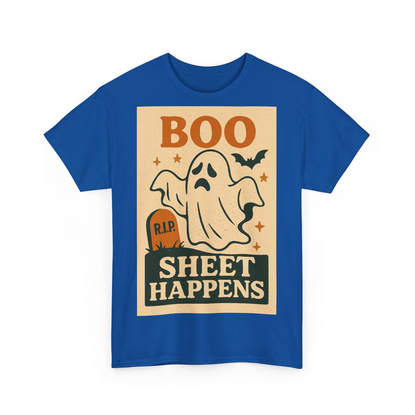 Boo Sheet Happens Adult Unisex Tee