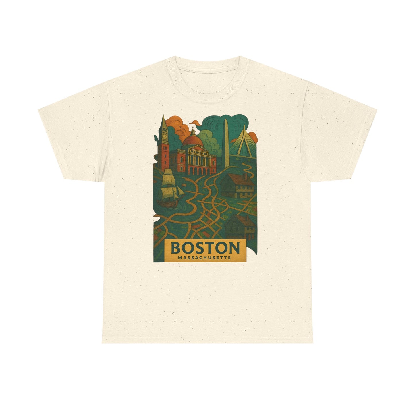 Adult Unisex Boston Surreal Tee