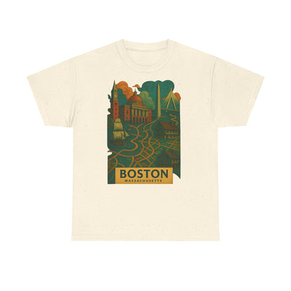Adult Unisex Boston Surreal Tee