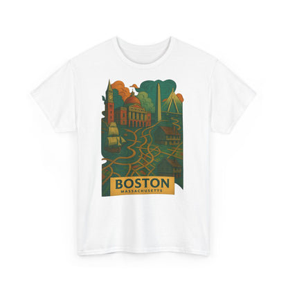 Adult Unisex Boston Surreal Tee