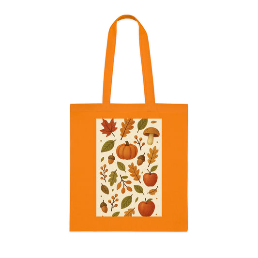 Autumn Harvest Cotton Tote Bag