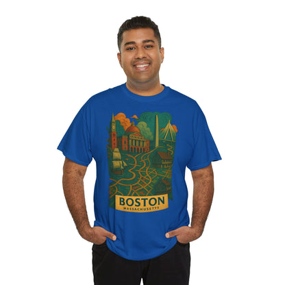 Adult Unisex Boston Surreal Tee