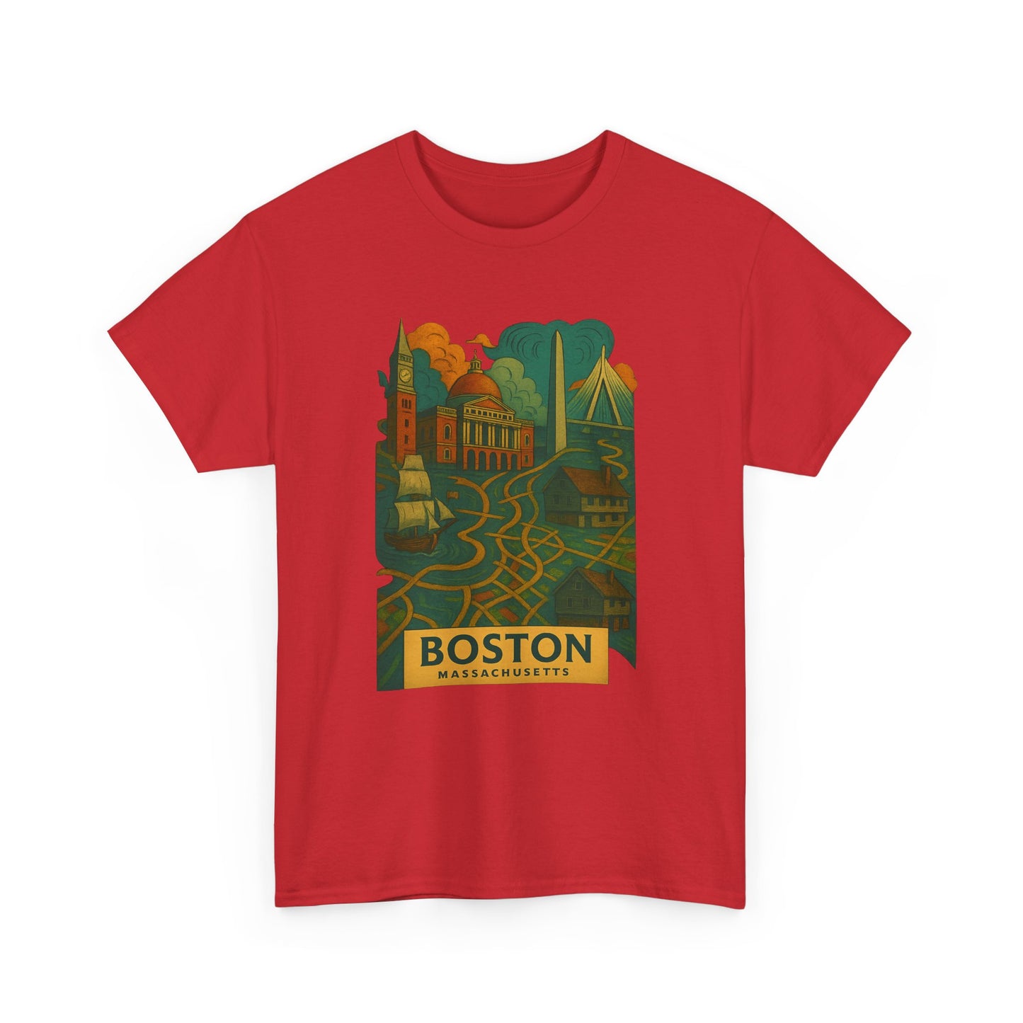 Adult Unisex Boston Surreal Tee (North America Customers)