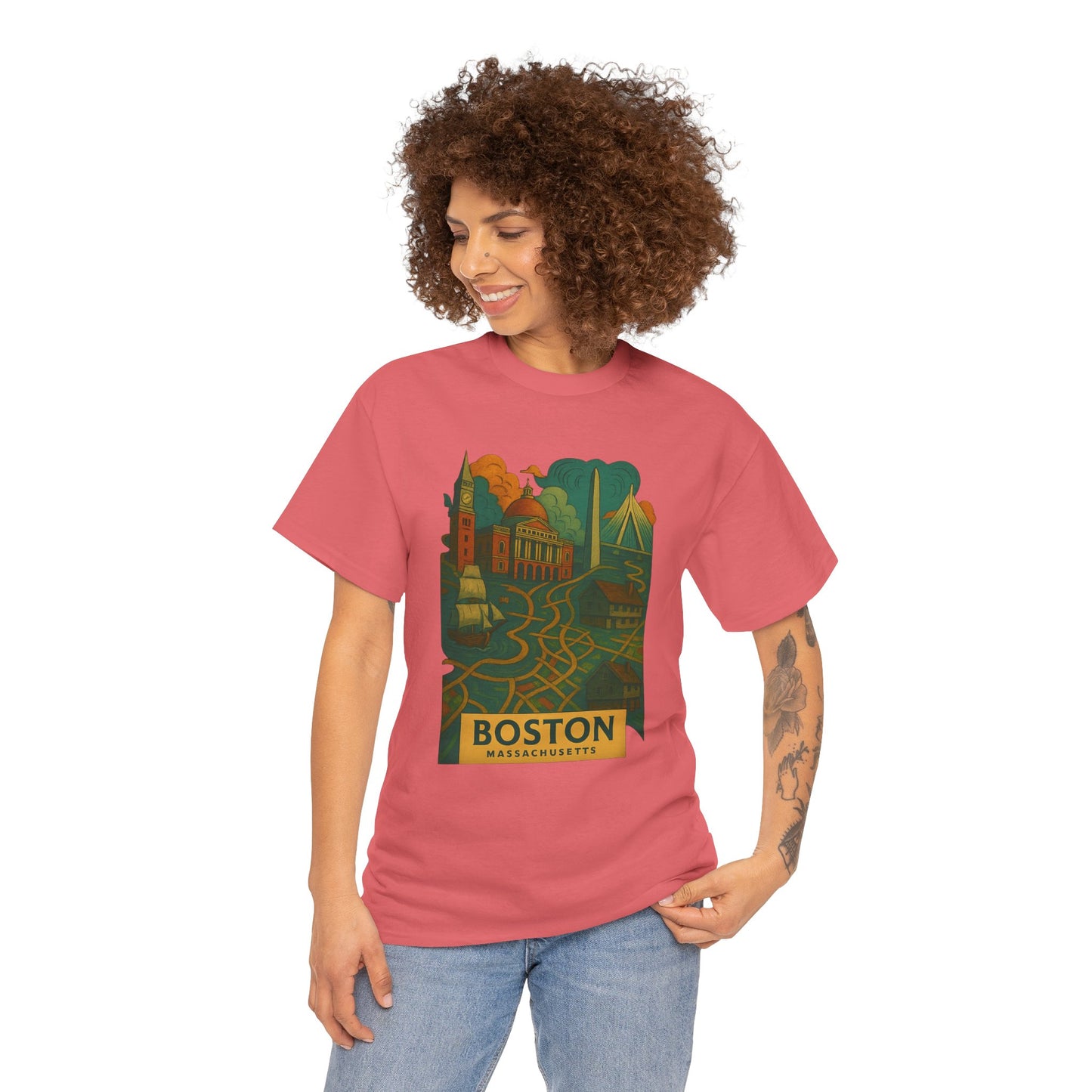 Adult Unisex Boston Surreal Tee (North America Customers)