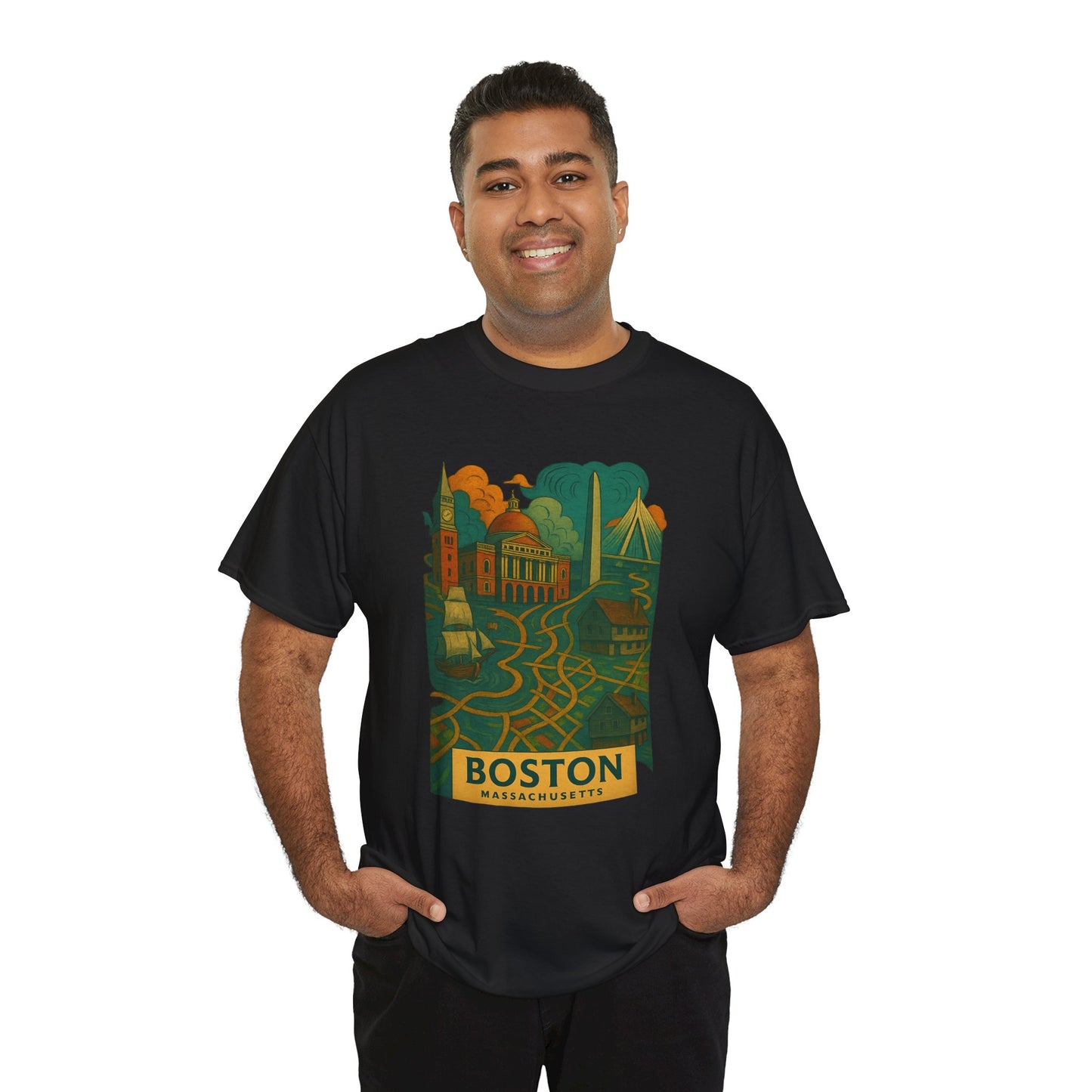 Adult Unisex Boston Surreal Tee (North America Customers)