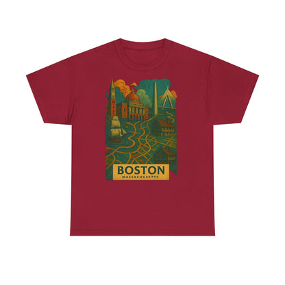 Adult Unisex Boston Surreal Tee