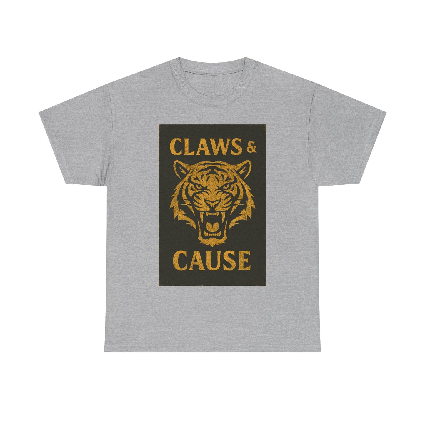 Adult Unisex 'Tiger Claws & Cause' Tee
