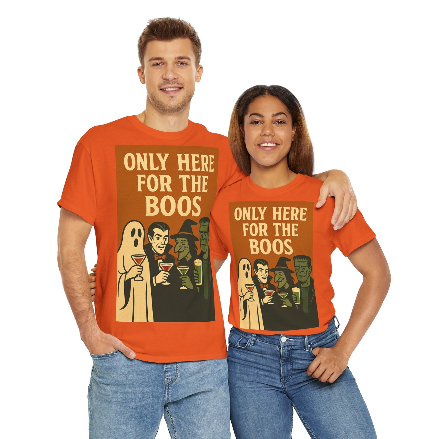 Only Here For The Boos Adult Unisex Tee