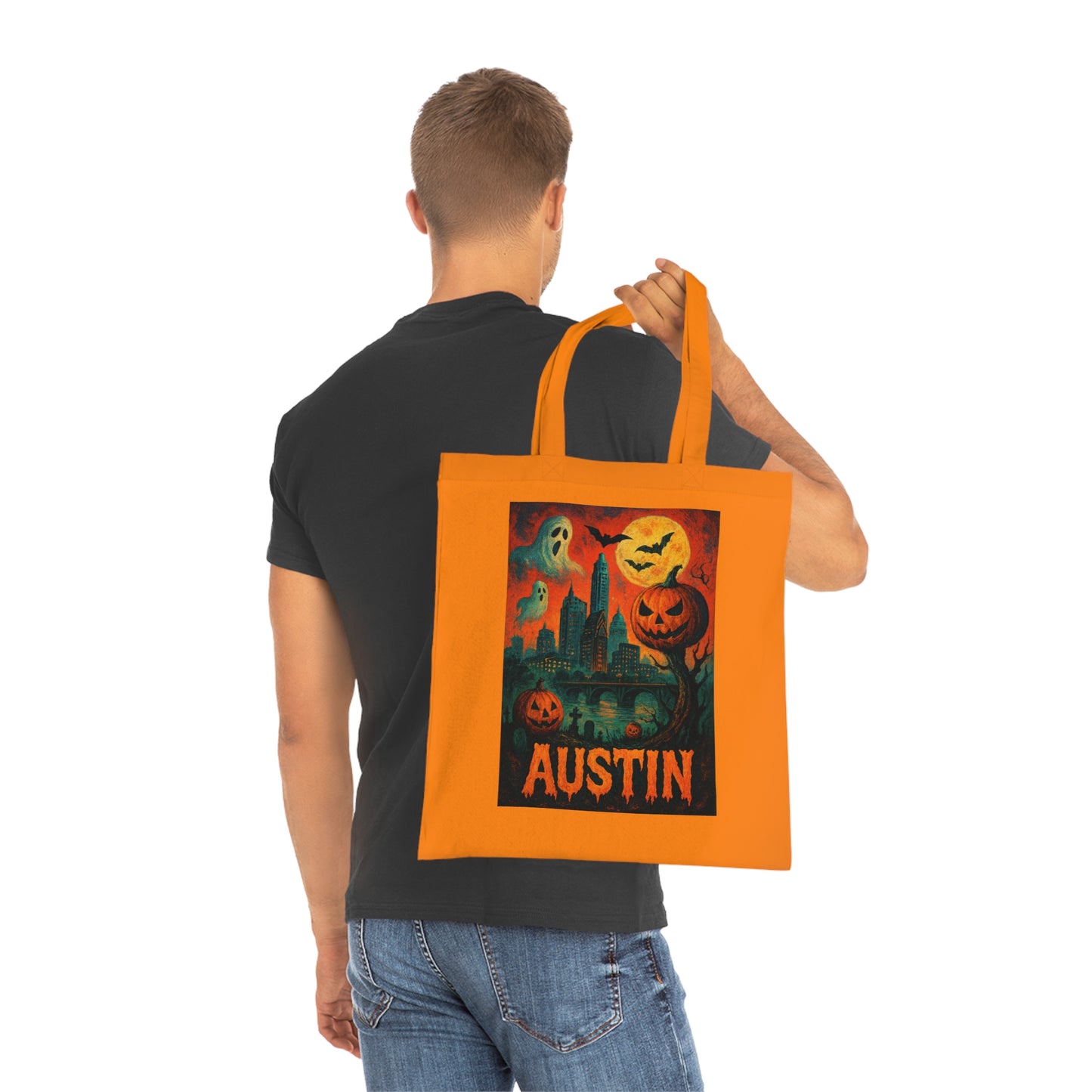 Surreal Halloween Austin Tote Bag