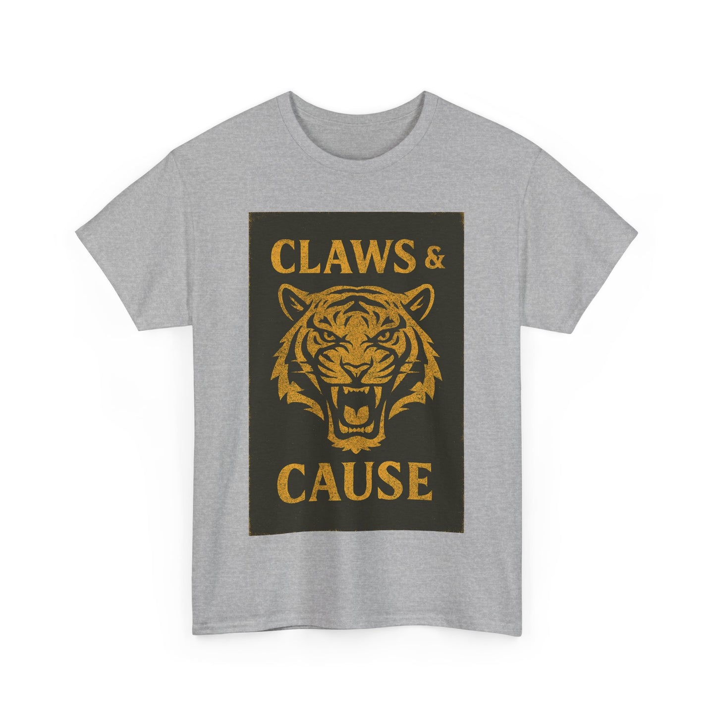 Adult Unisex 'Tiger Claws & Cause' Tee