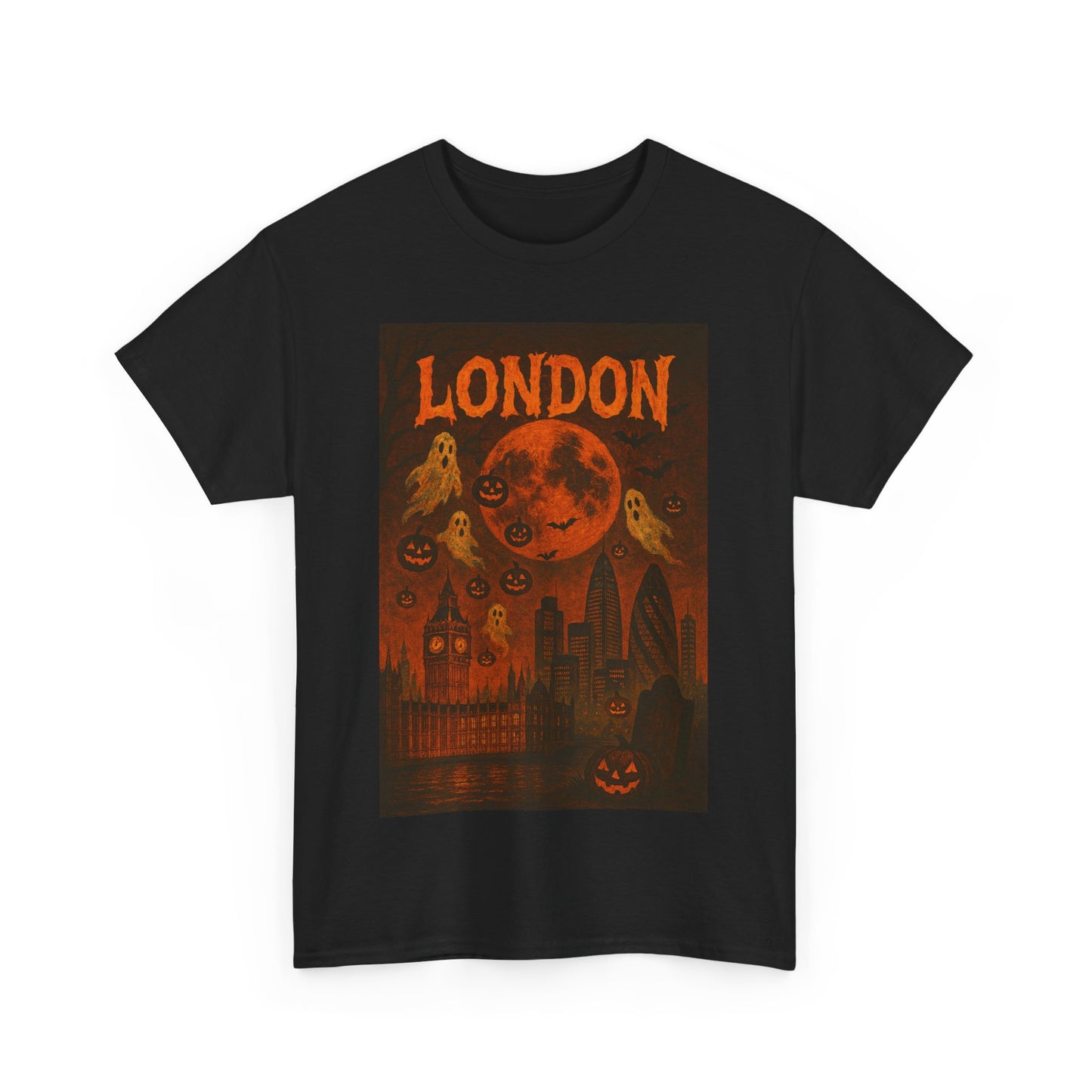 Adult Unisex Vintage Surreal Halloween London Tee