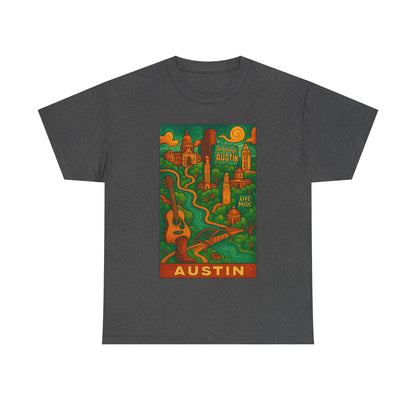 Adult Unisex Austin Surreal Graphic Tee (North America Customers)