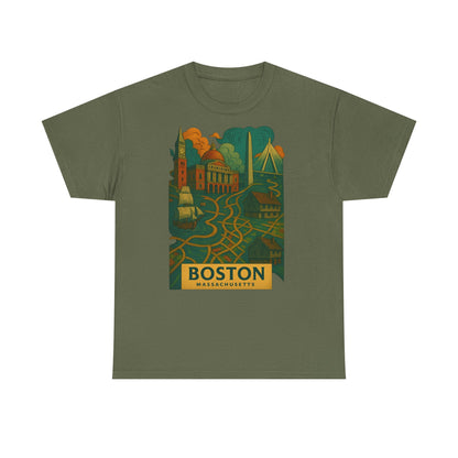 Adult Unisex Boston Surreal Tee