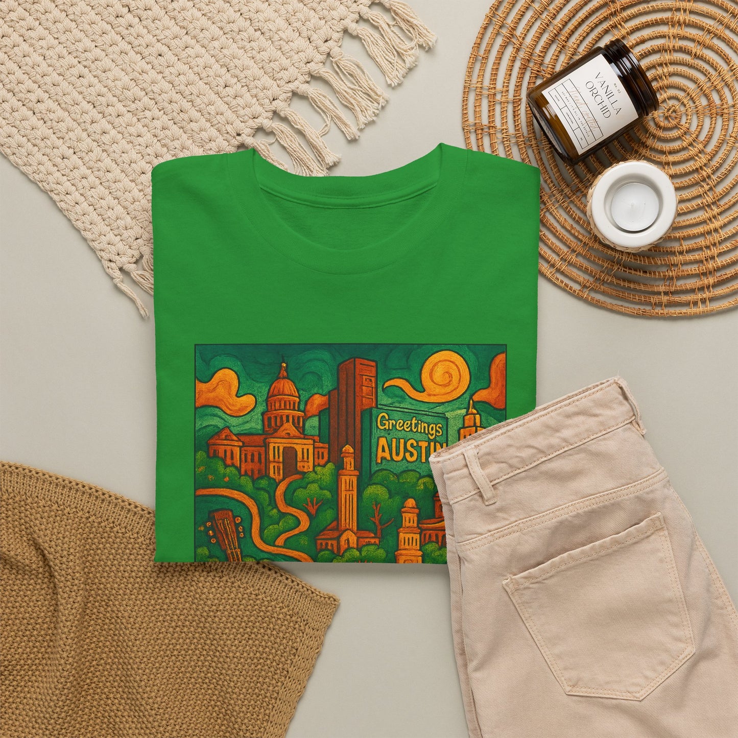 Adult Unisex Austin Surreal Graphic Tee (North America Customers)