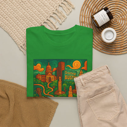 Adult Unisex Austin Surreal Graphic Tee (North America Customers)