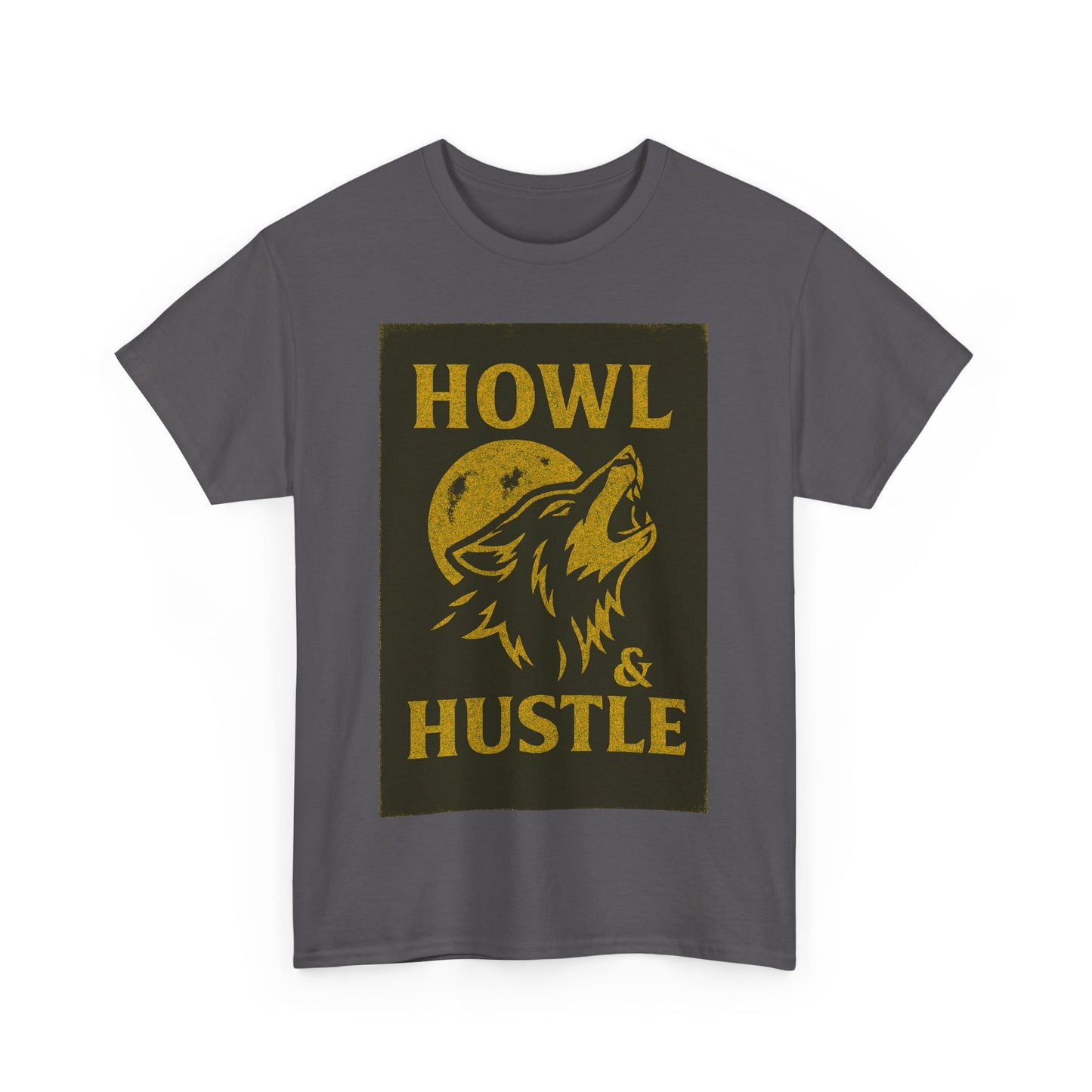 Adult Unisex 'Wolf Howl & Hustle' Tee