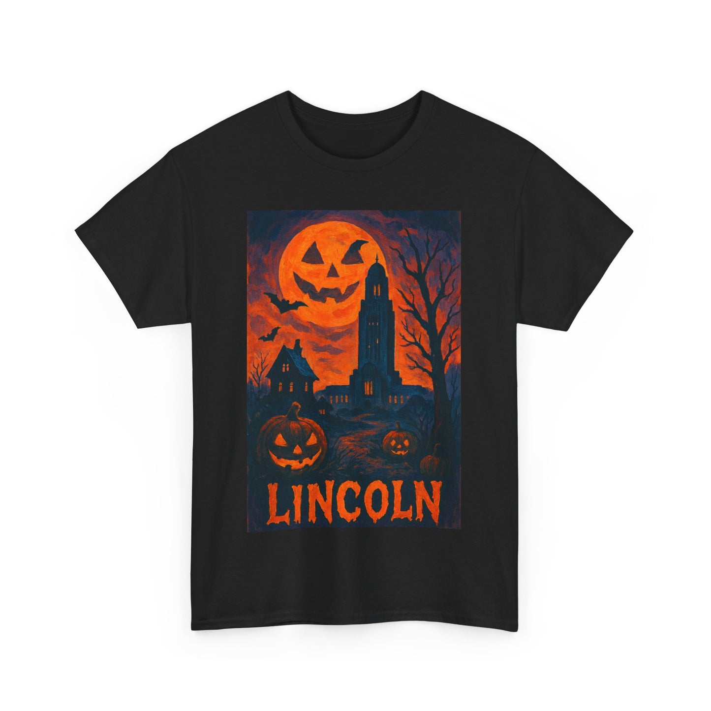 Adult Unisex Surreal Halloween Lincoln Tee