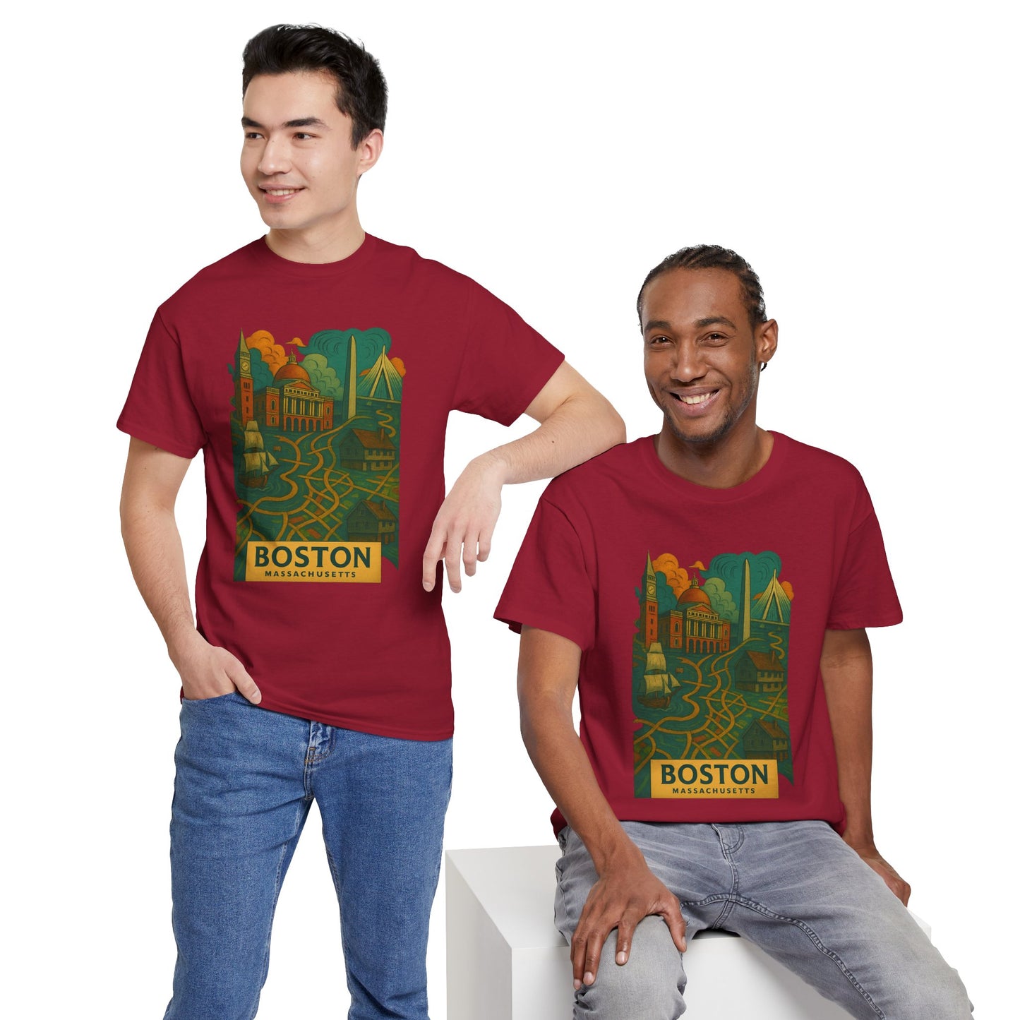 Adult Unisex Boston Surreal Tee (North America Customers)