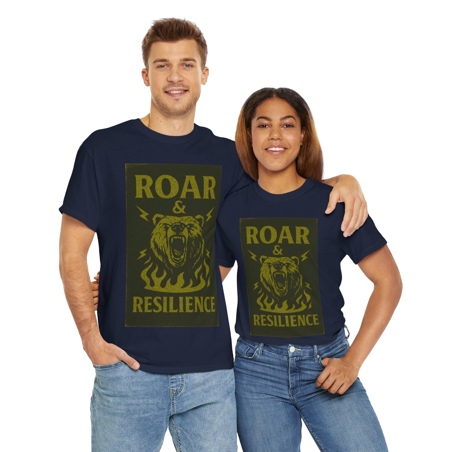 Adult Unisex ' Bear Roar & Resilience' Tee