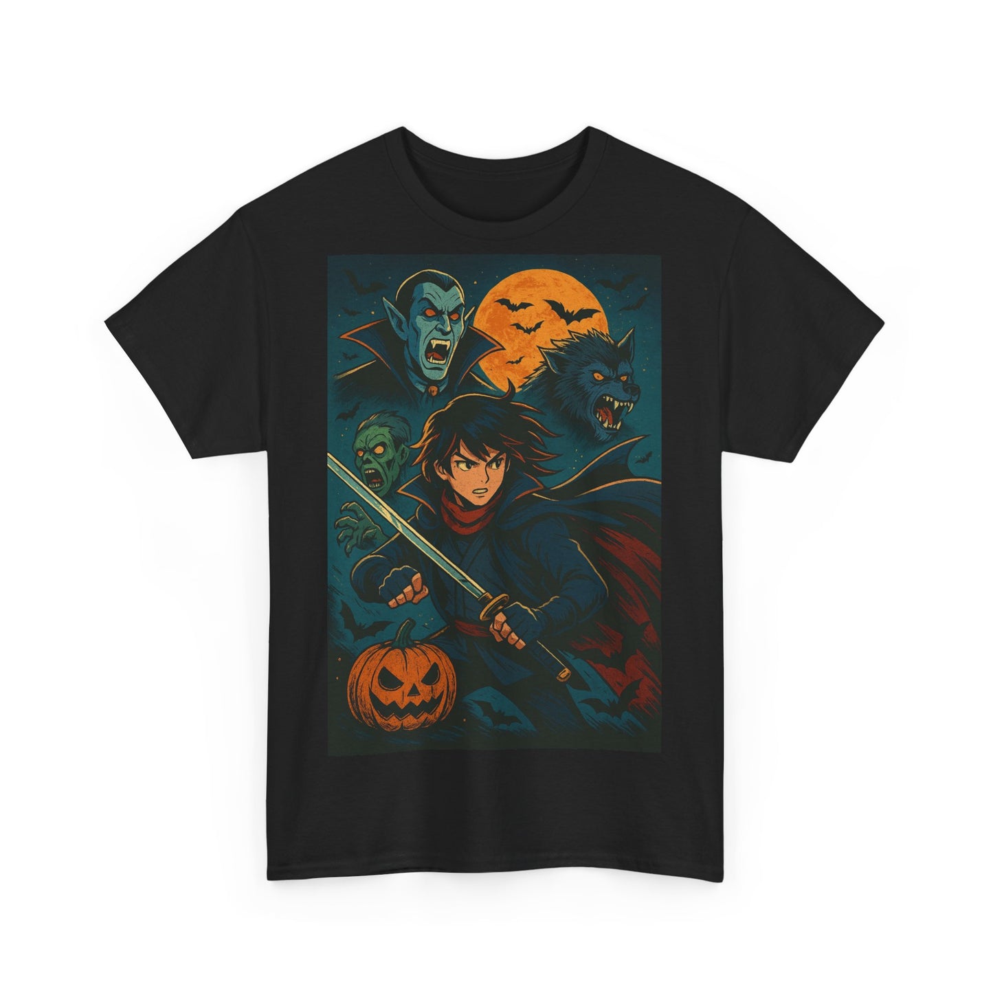 Adult's Anime Halloween Monster Hunter Unisex Tee