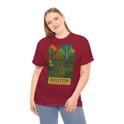 Adult Unisex Boston Surreal Tee