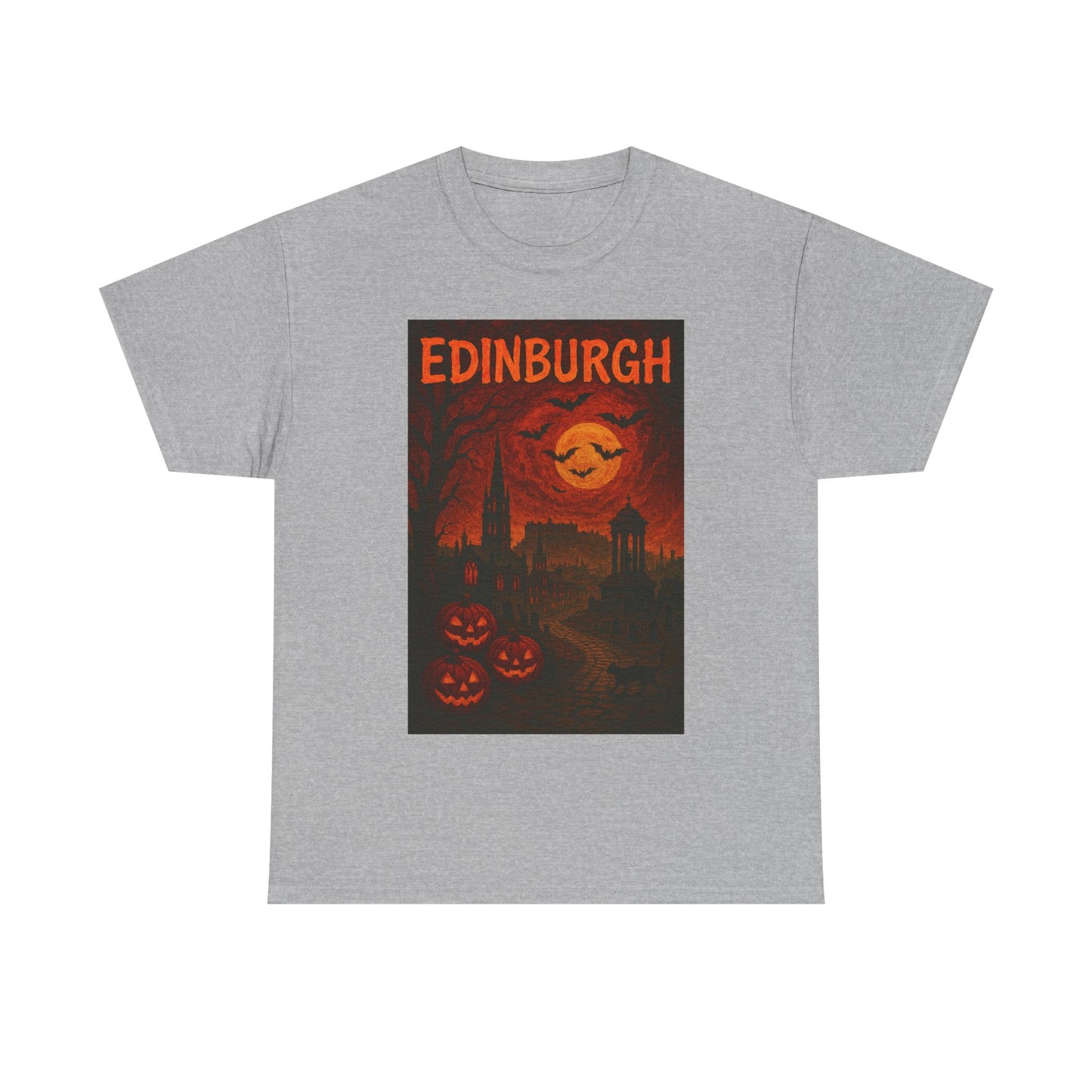 Adult Unisex Surreal Halloween Edinburgh Tee,