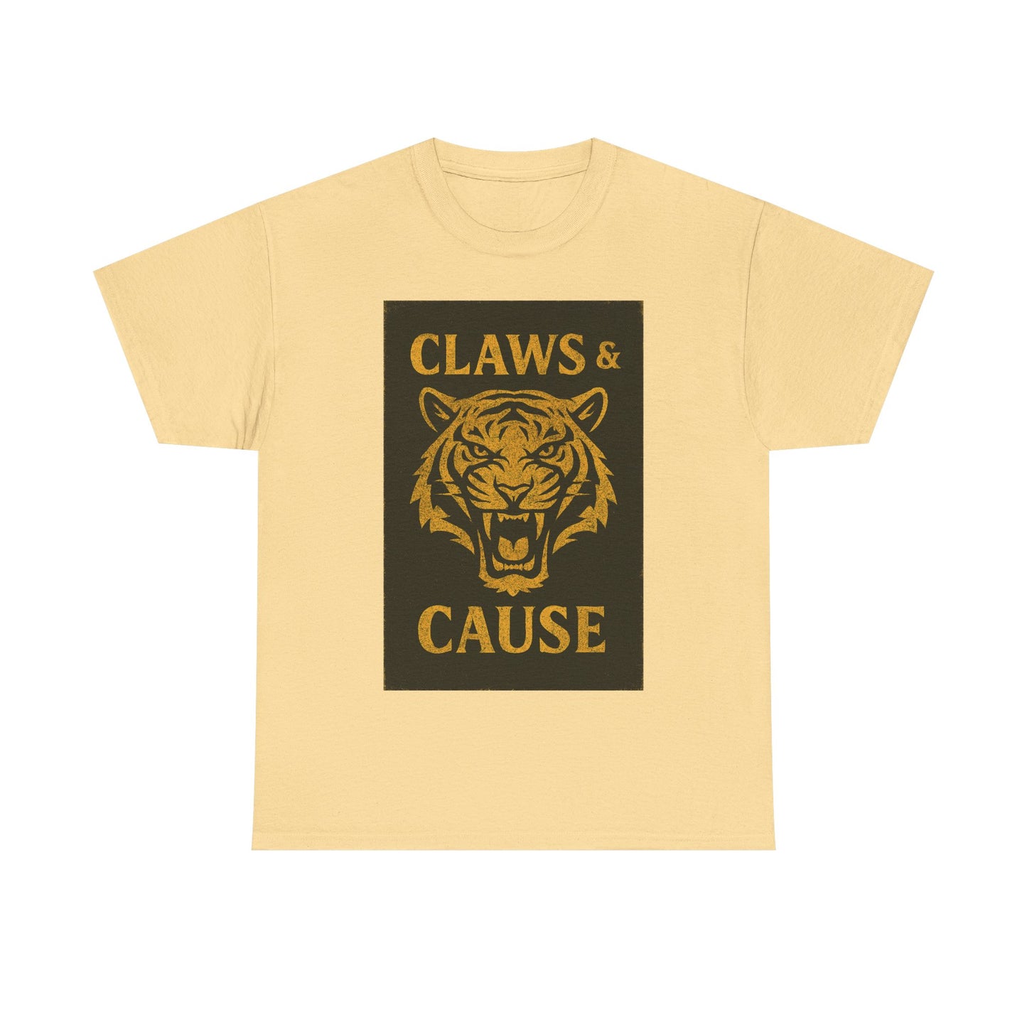 Adult Unisex 'Tiger Claws & Cause' Tee