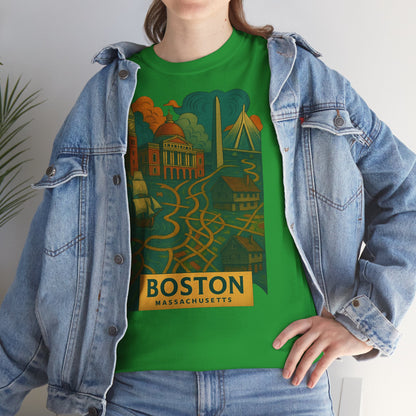 Adult Unisex Boston Surreal Tee