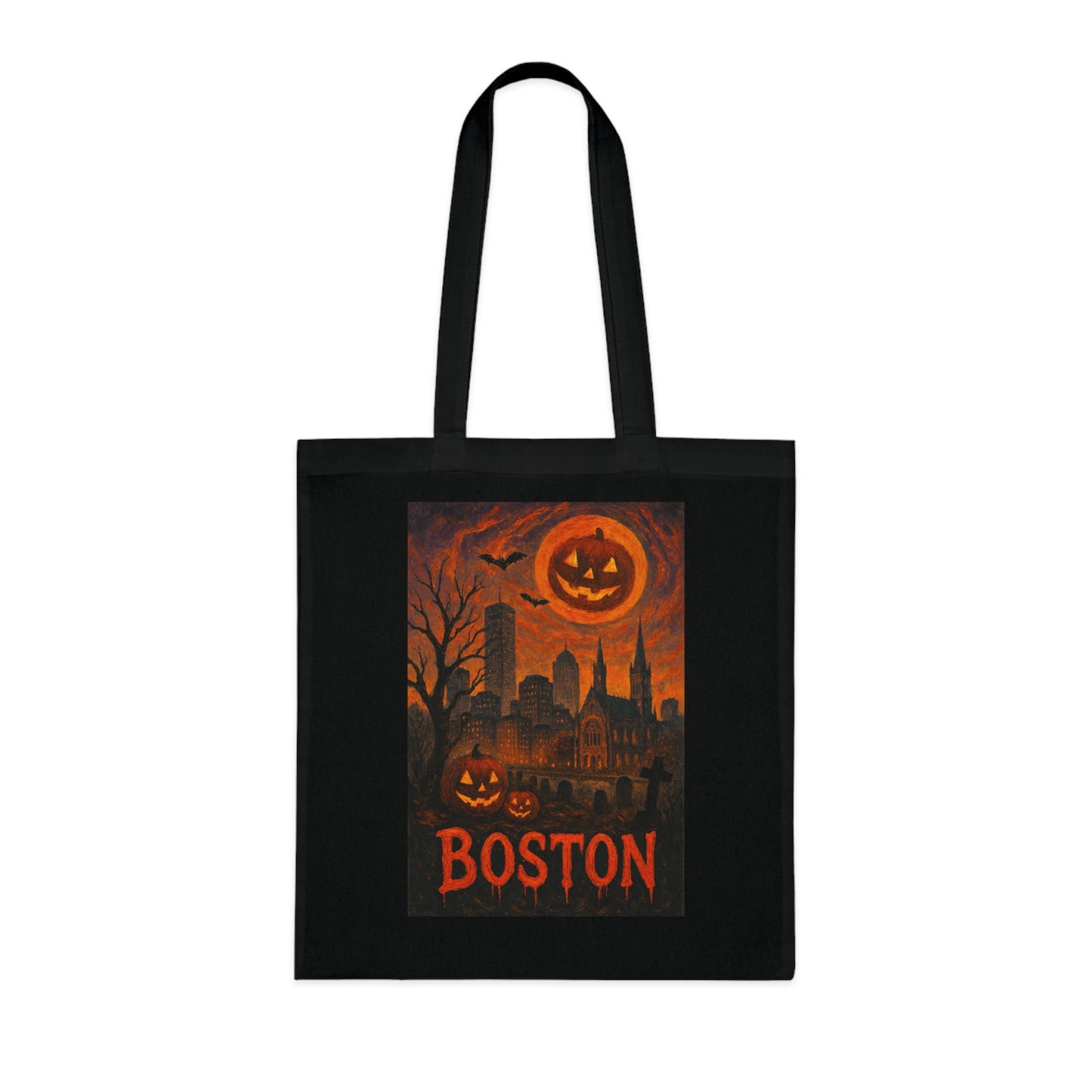 Surreal Halloween Boston Tote