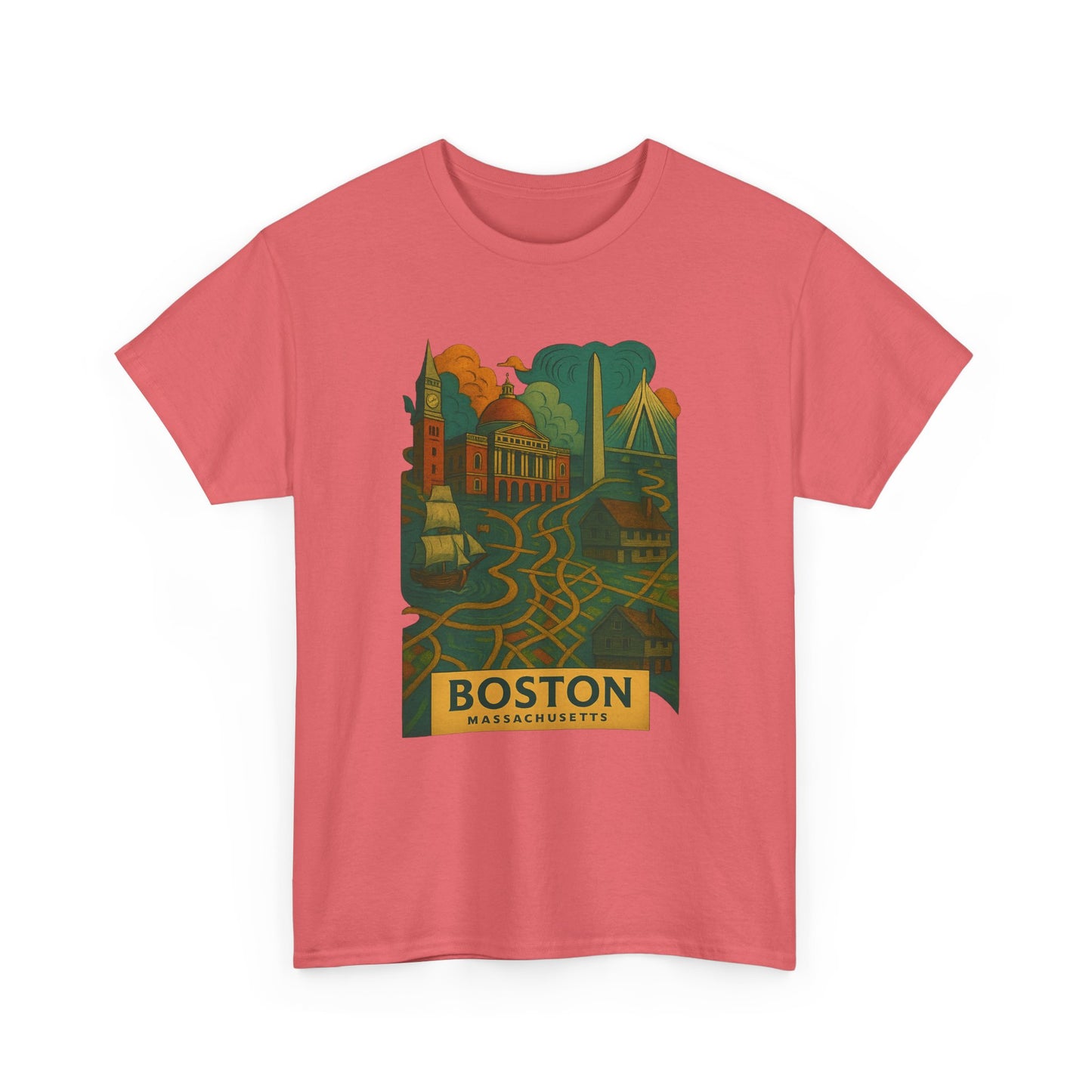 Adult Unisex Boston Surreal Tee (North America Customers)