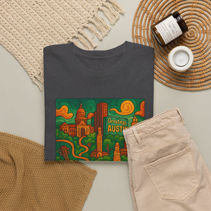 Adult Unisex Austin Surreal Graphic Tee (North America Customers)