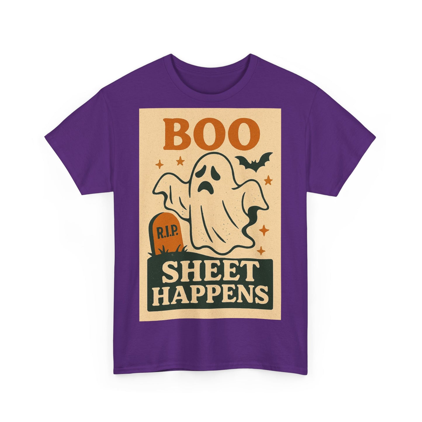 Boo Sheet Happens Adult Unisex Tee