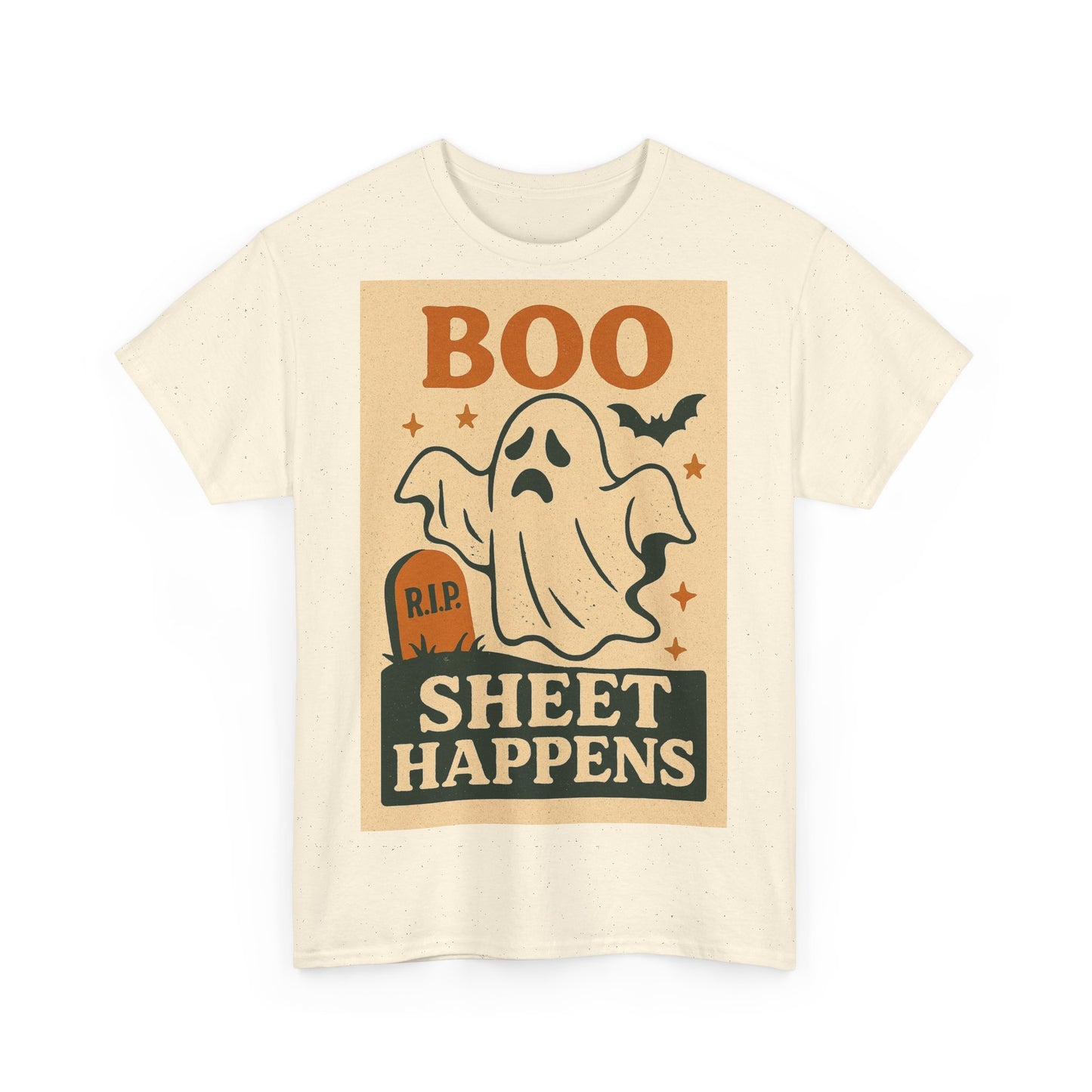 Boo Sheet Happens Adult Unisex Tee