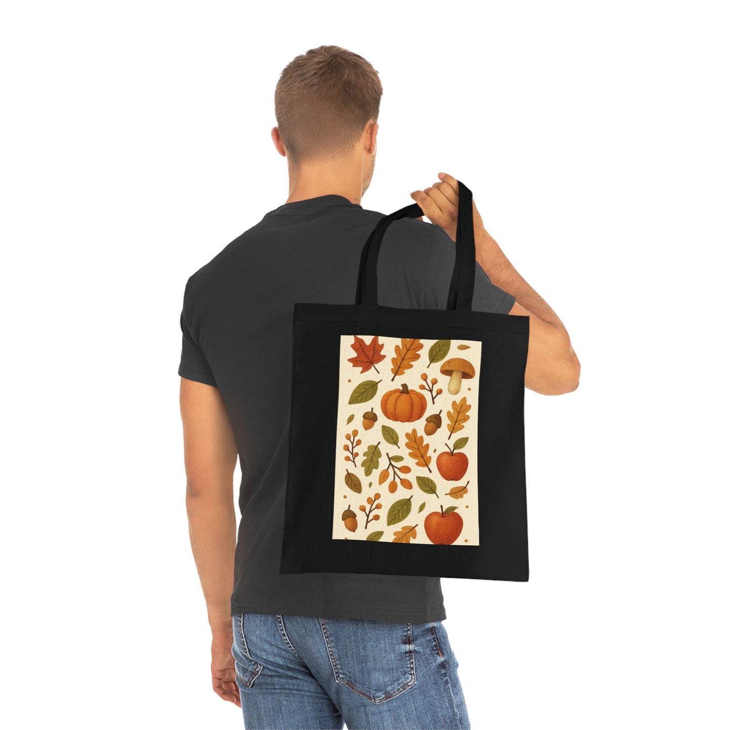 Autumn Harvest Cotton Tote Bag