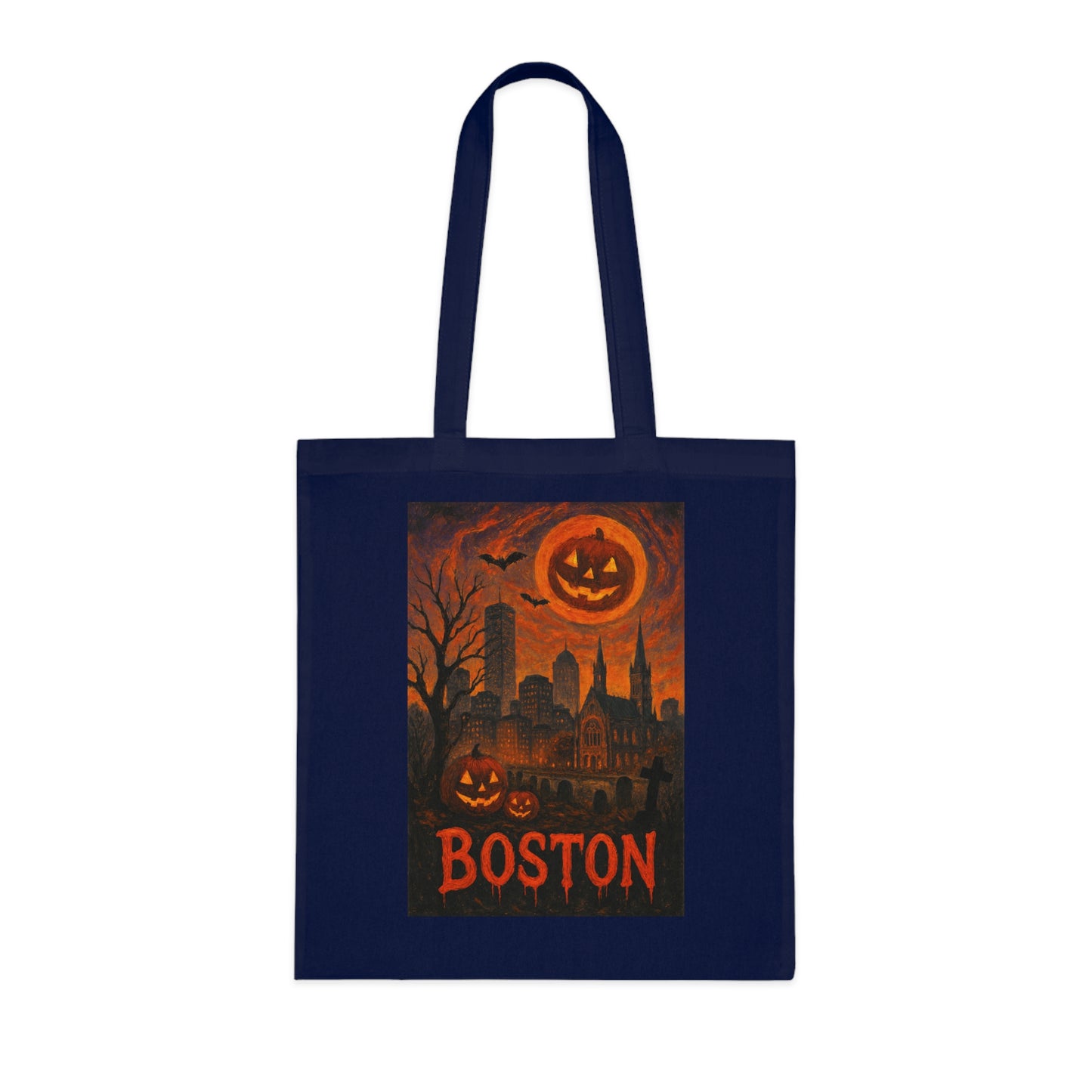 Surreal Halloween Boston Tote