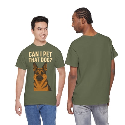 Can I Pet That Dog? Unisex Adult Unisex Tee