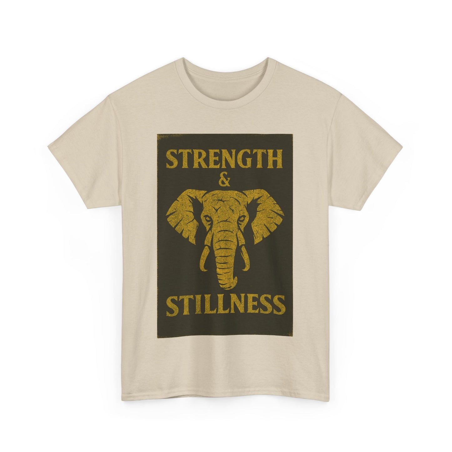 Adult Unisex 'Elephant Strength & Stillness' Tee