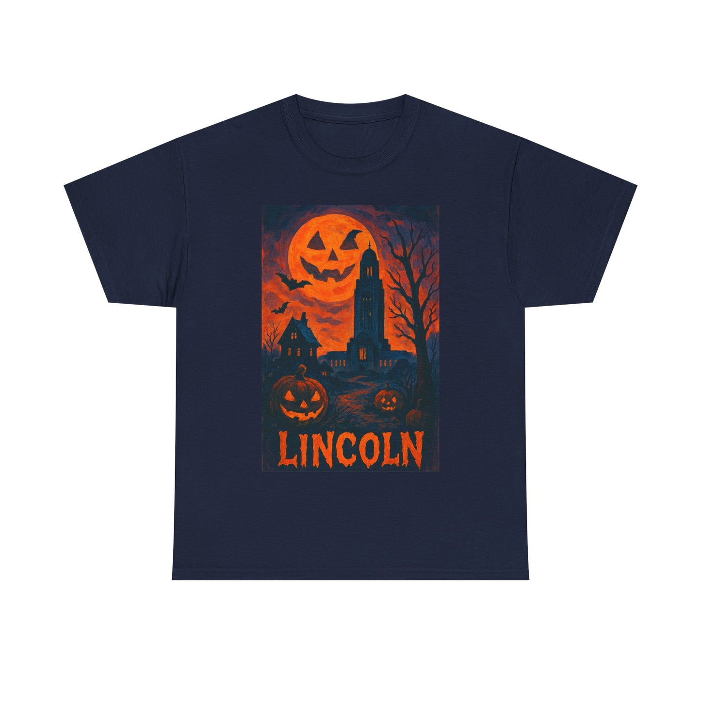 Adult Unisex Surreal Halloween Lincoln Tee