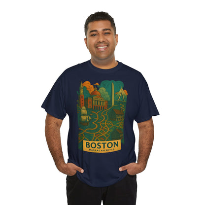 Adult Unisex Boston Surreal Tee