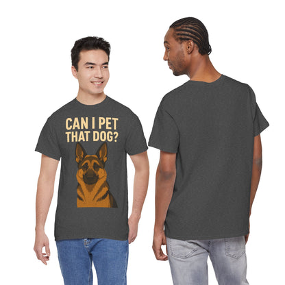 Can I Pet That Dog? Unisex Adult Unisex Tee