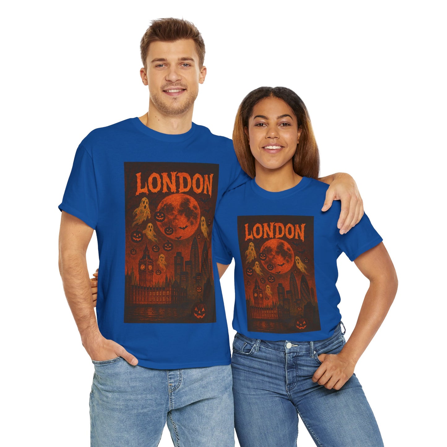Adult Unisex Vintage Surreal Halloween London Tee